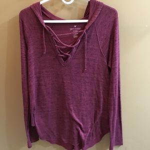 Soft and sexy long sleeve hoodie